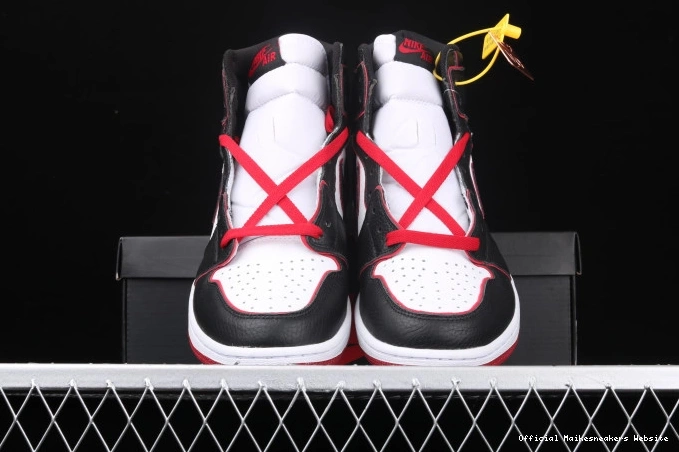 Official Maikesneakers Bloodline OG 1 Air Jordan 555088-062 High 0810